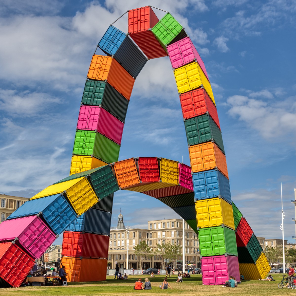 Vincent GANIVET-Catène de containers-2017©Jacques BASILE_cp
