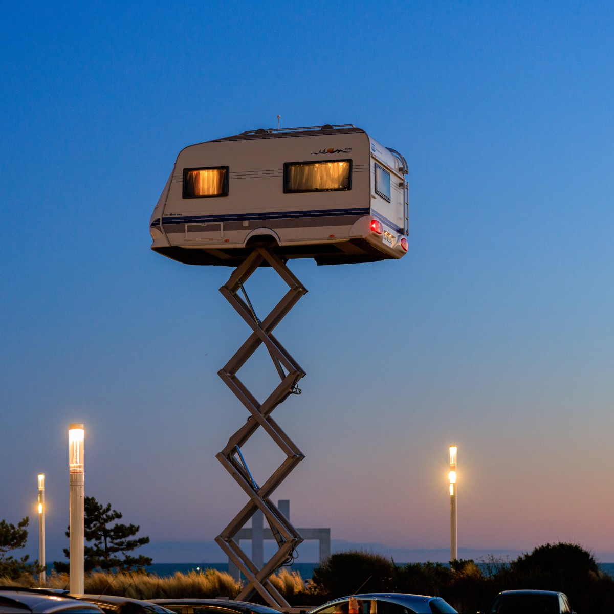 Benedetto Bufalino - La Caravane dans le ciel - 2020 © Jacques Basile - Un Ete Au Havre-3